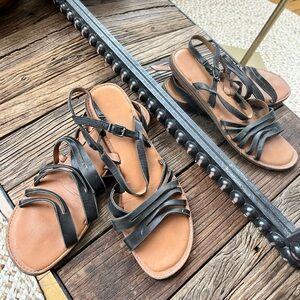 Franco Sarto Size 8 Leather Sandal